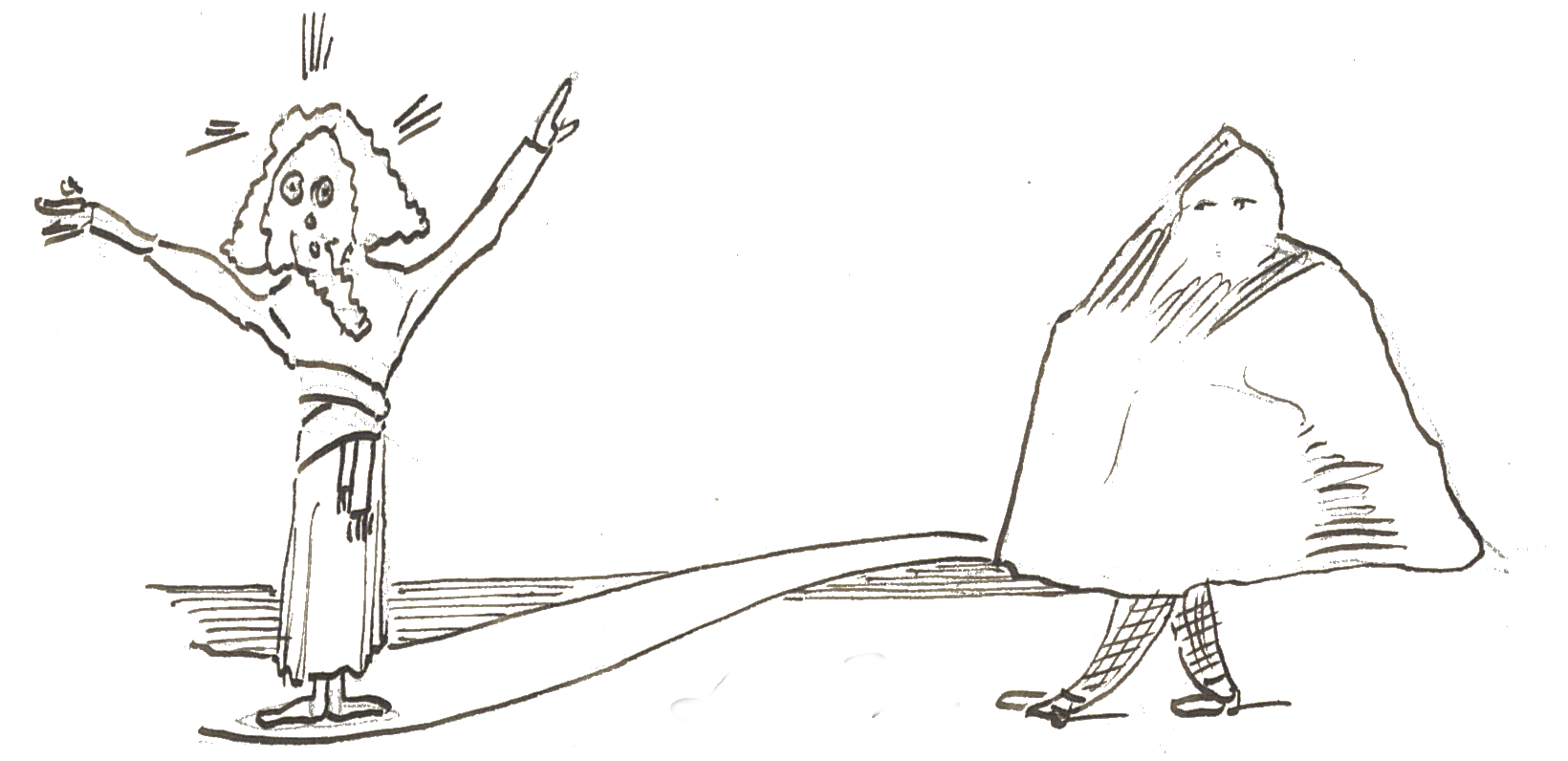 Der Berg kommt zum Propheten (Illustration Busonis)